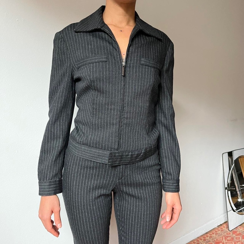 Vintage 2000s Versace Classic Jacket & Trousers Suit Set Size XL